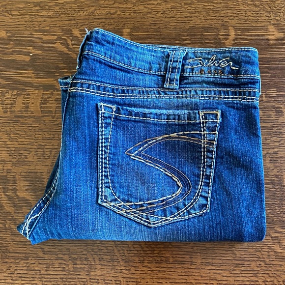 silver jeans frances 18